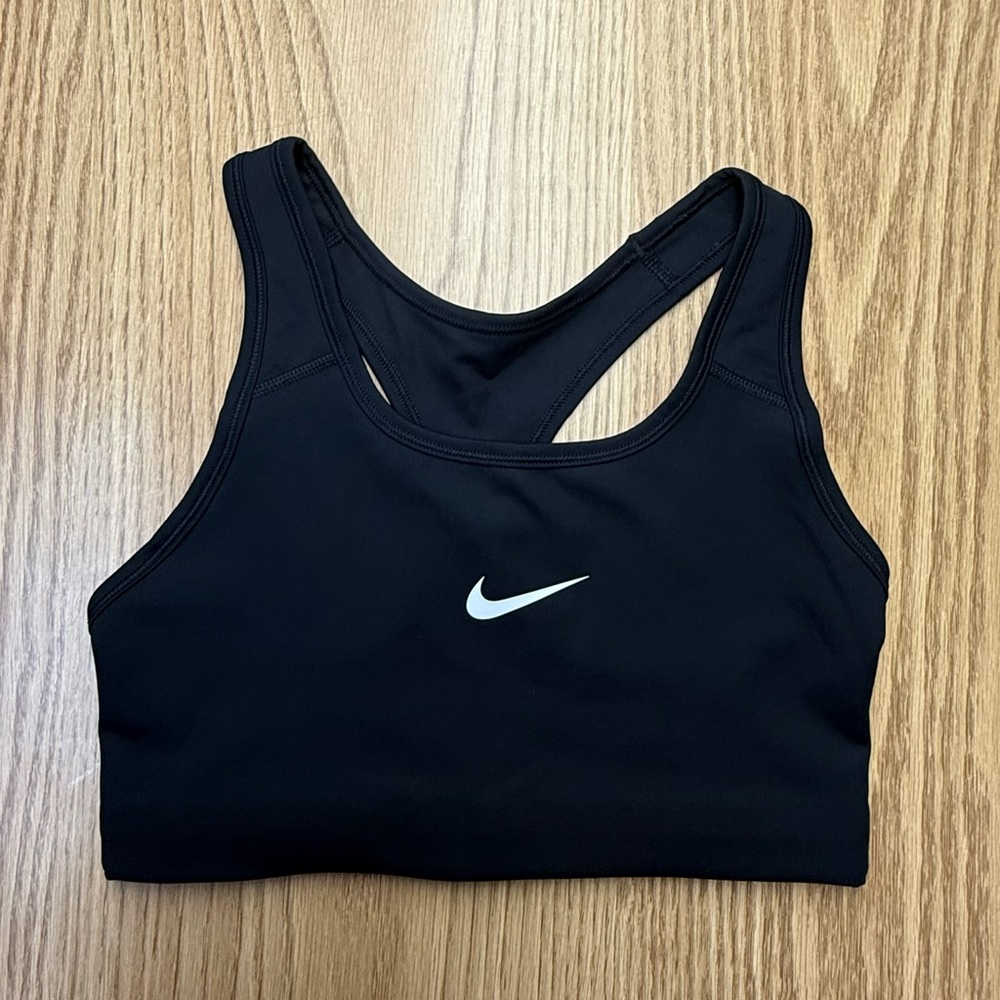 Nike Women's Racerback Dri-Fit Sports Bra in Trio Set - Gray, Black, White - Picture 5 of 10